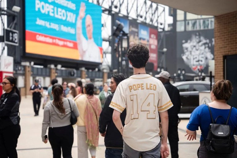 In White Sox stadium broadcast, Pope Leo XIV sends message of hope to Chicago and the US