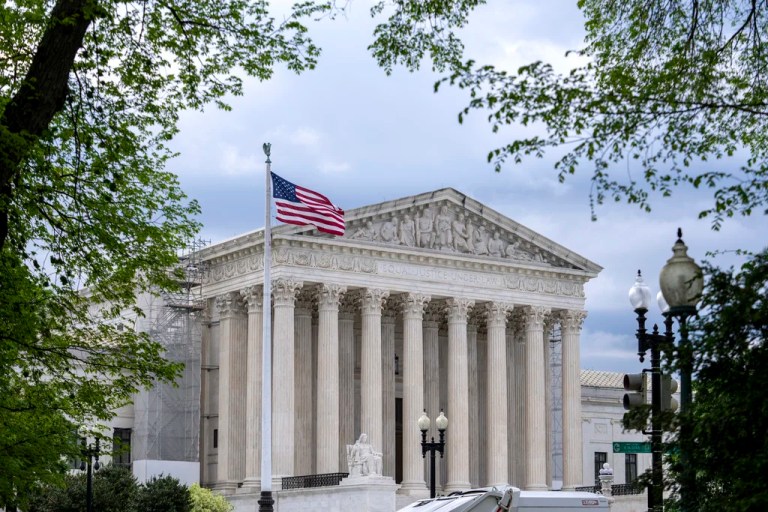 Supreme Court is seen on Capitol Hill in Washington, April 25, 2024.