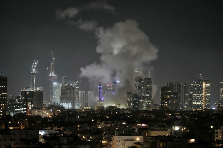 Israel bombarded with Iranian ballistic missiles in retaliatory attack