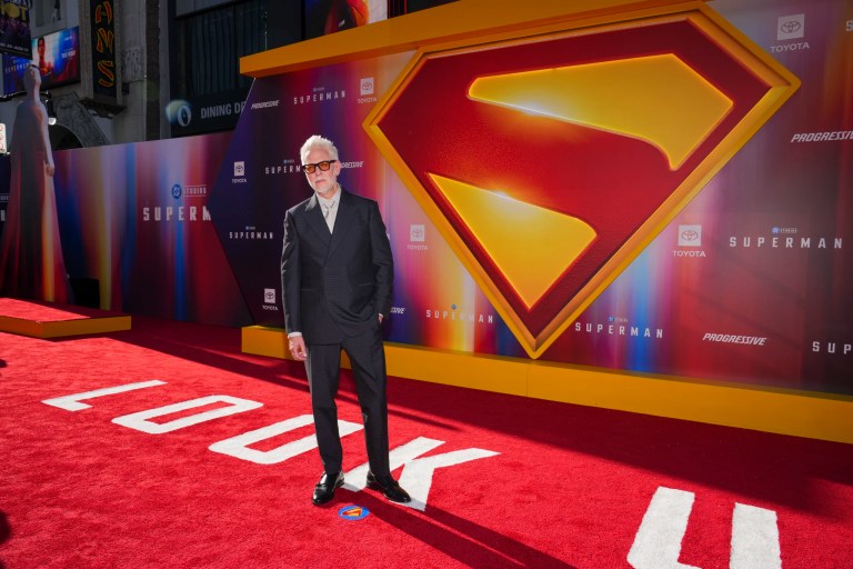 Director James Gunn arrives at the premiere of 