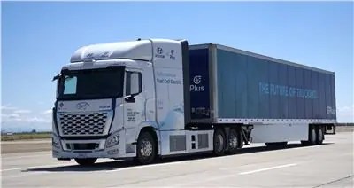 Hyundai Motor and Plus’s Level 4 Autonomous Fuel Cell Electric Demonstration Truck