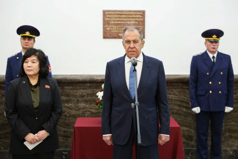 Russian foreign minister to visit North Korea as Trump turns on Putin
