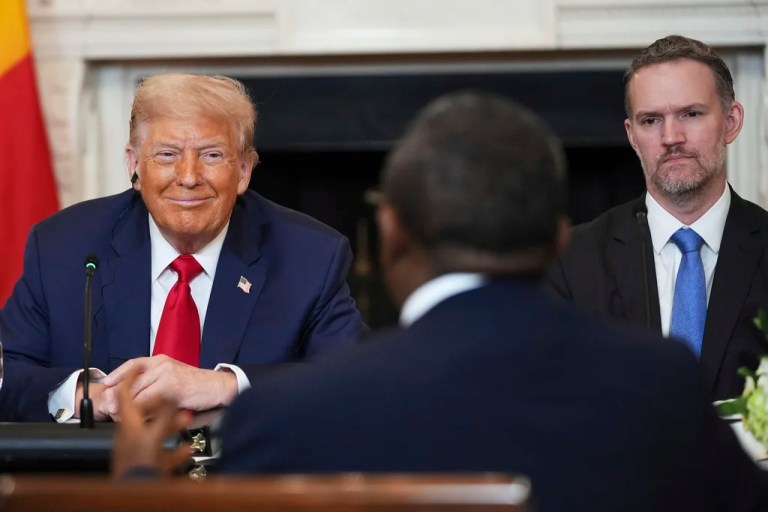 President Donald Trump celebrated an IRS ruling that churches can endorse political candidates.