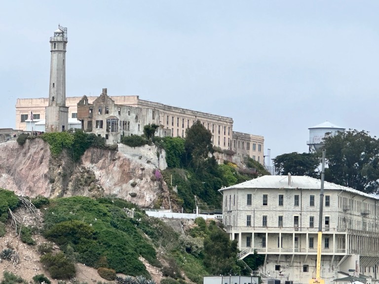 Alcatraz, a former state prison, off the coast of San Francisco, May 8, 2025.