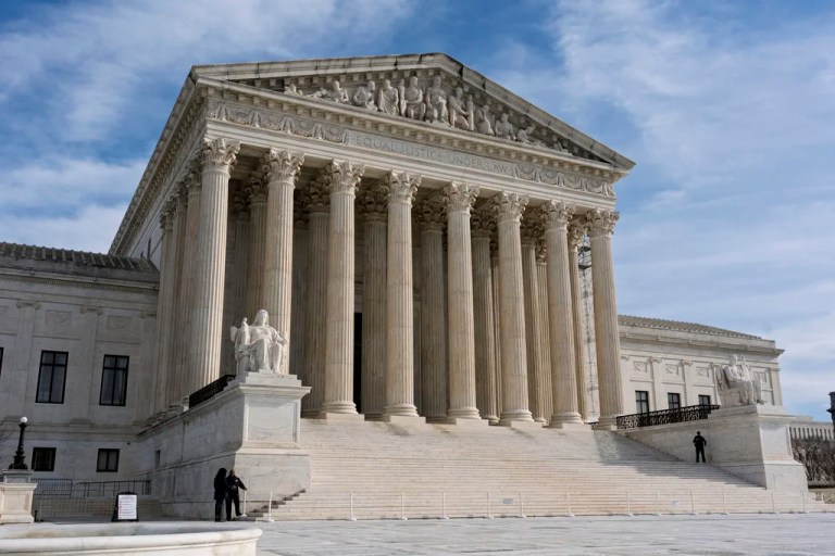 The Supreme Court is seen on Capitol Hill in Washington, Dec. 17, 2024.