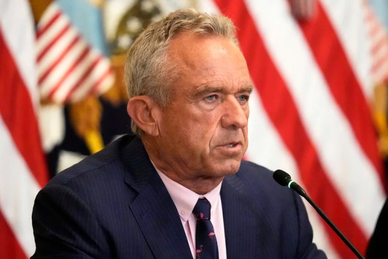 Health and Human Services Secretary Robert F. Kennedy Jr. speaks during an event with President Donald Trump on improving Americans' access to their medical records in the East Room of the White House, Wednesday, July 30, 2025, in Washington.