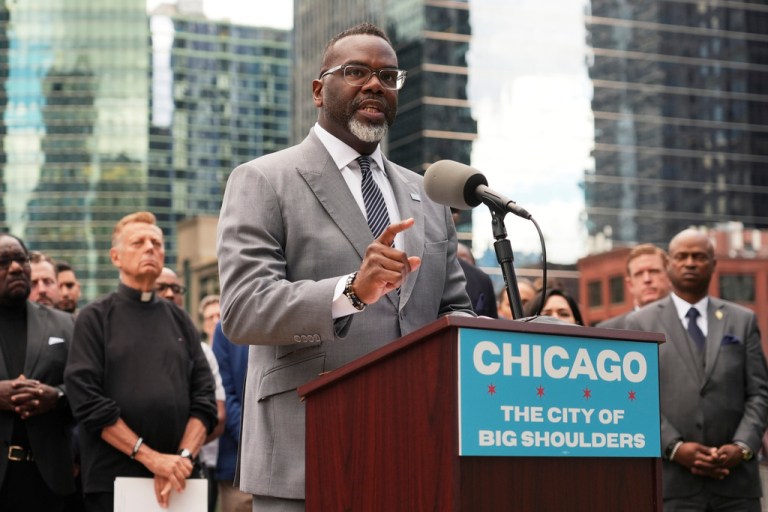 Chicago mayor repeatedly dodges question about whether more police would make city safer
