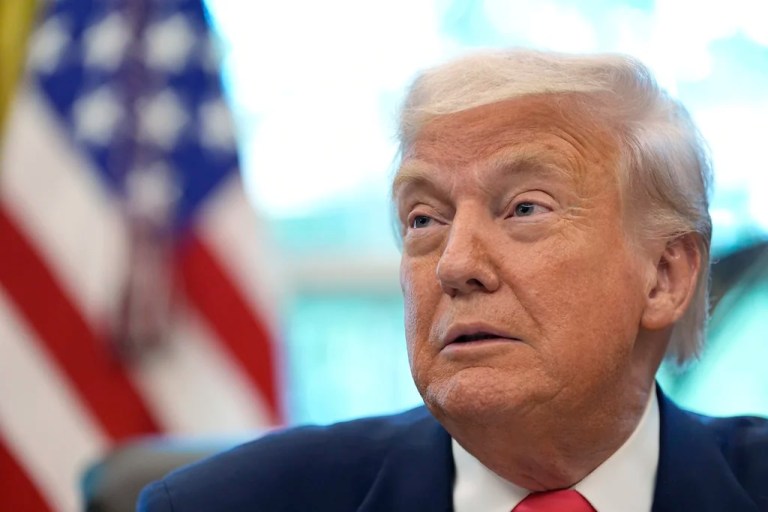 President Donald Trump says that 