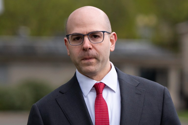 FILE - Stephen Miran, chairman of the Council of Economic Advisors, walks at the White House, June 17, 2025, in Washington. (AP Photo/Alex Brandon, File)