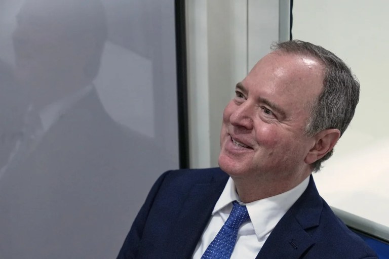 Sen. Adam Schiff (D-CA) lashed out at President Donald Trump and FBI Director Kash Patel Tuesday following the publication a whistleblower report accusing him of authorizing leaks of classified information meant to damage Trump during his first term in office.