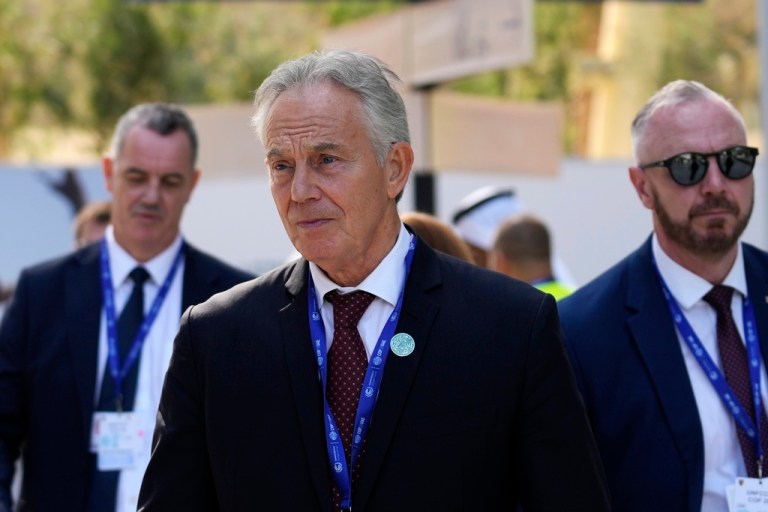 Former U.K. Prime Minister Tony Blair.