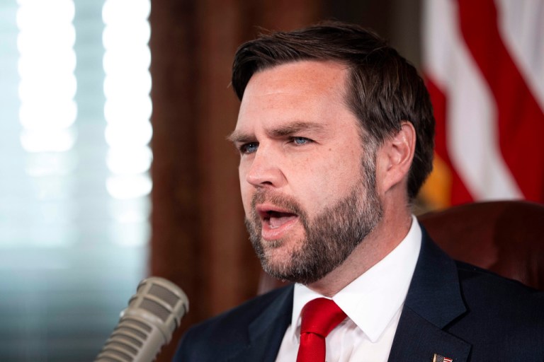 Vice President JD Vance hosts an episode of The Charlie Kirk Show.