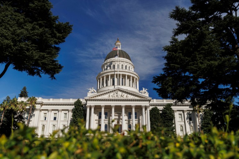 The California State Capitol.