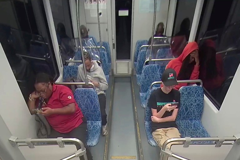 Iryna Zarutska before she was fatally stabbed on a commuter train.
