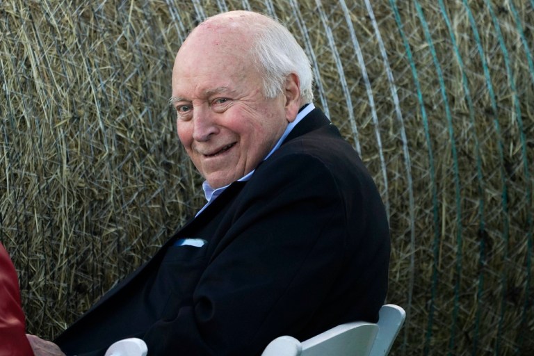 FILE - Former Vice President Dick Cheney attends a primary election night gathering for his daughter, Rep. Liz Cheney, R-Wyo., Aug. 16, 2022, in Jackson, Wyo. Cheney lost to challenger Harriet Hageman in the primary. (AP Photo/Jae C. Hong, File)