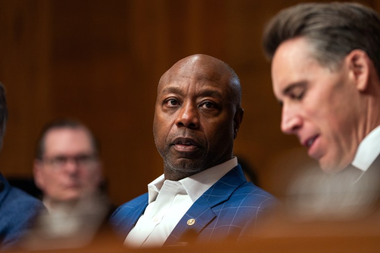 Tim Scott speaks before the Health, Education, Labor, and Pensions Committee.