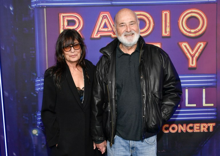 Rob Reiner and Michele on red carpet