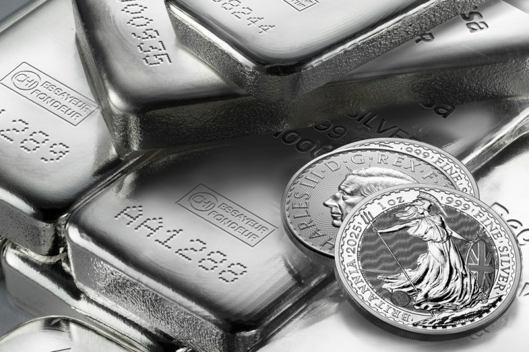 Silver from Degussa.