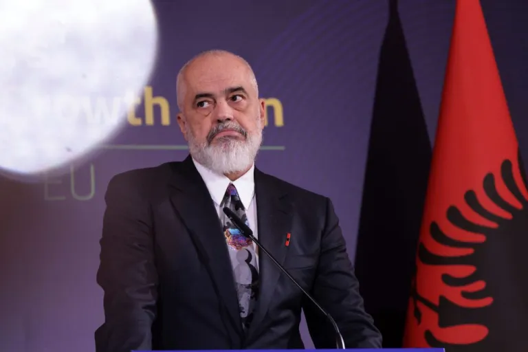 Albania's Prime Minister Edi Rama.