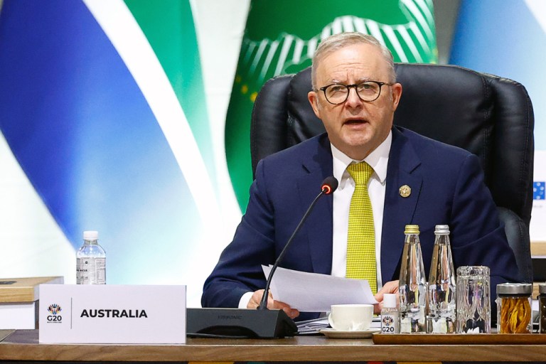 Australia's Prime Minister Anthony Albanese