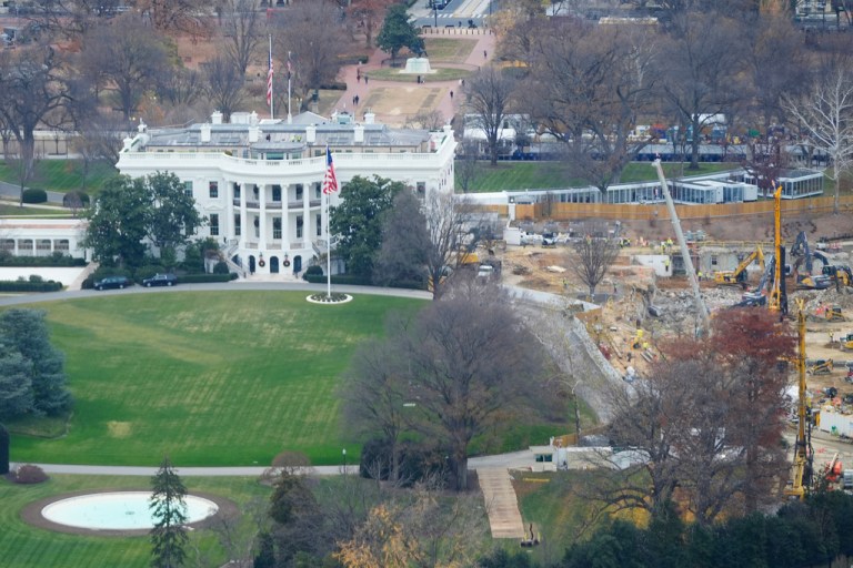 The nonprofit National Trust for Historic Preservation filed a lawsuit against President Donald Trump Friday afternoon, the first legal challenge to his ongoing construction of a gargantuan ballroom at the White House.