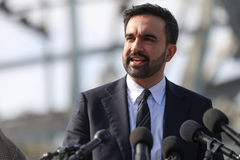 New York City mayor-elect Zohran Mamdani speaks during a news conference, in the Queens borough of New York, Wednesday, Nov. 5, 2025. (AP Photo/Heather Khalifa, File)