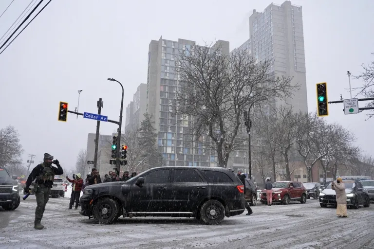 Activists confronted a group of Immigration and Customs Enforcement officers in the largely Somali neighborhood of Cedar-Riverside in Minneapolis.
