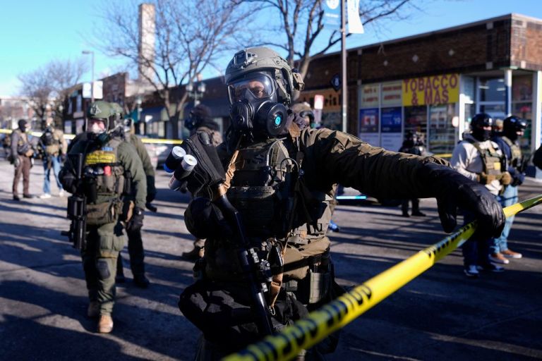 Federal agents in Minneapolis.