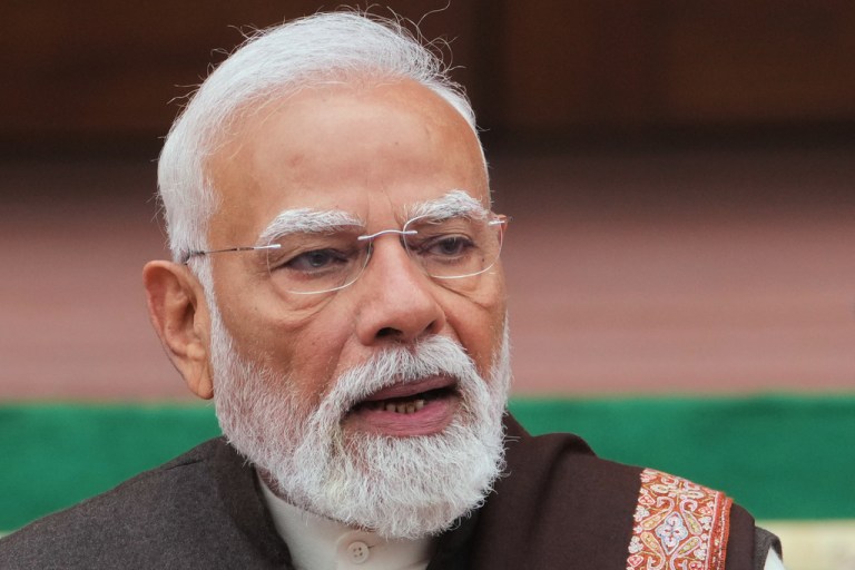Indian Prime Minister Narendra Modi.