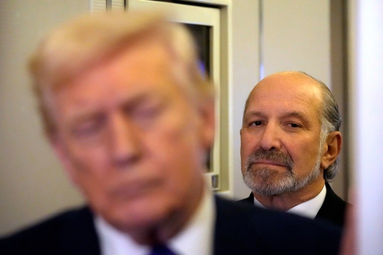 President Donald Trump and Commerce Secretary Howard Lutnick.
