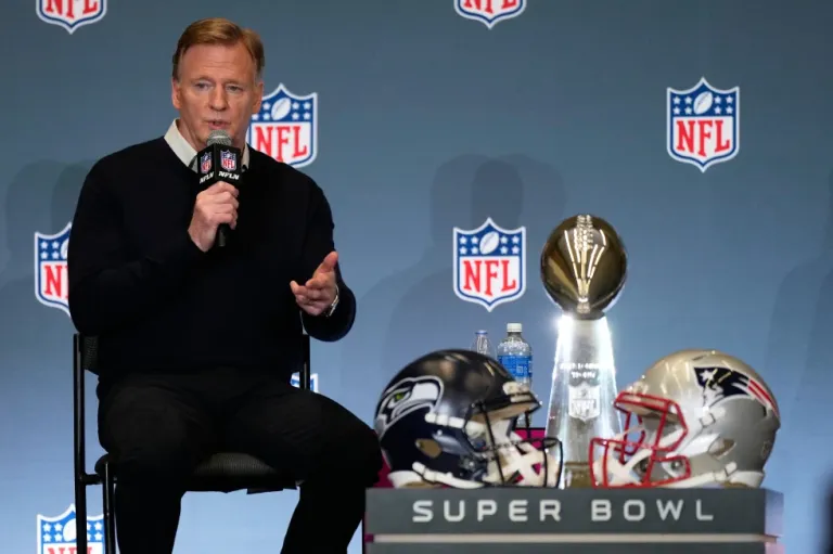 NFL commissioner Roger Goodell.