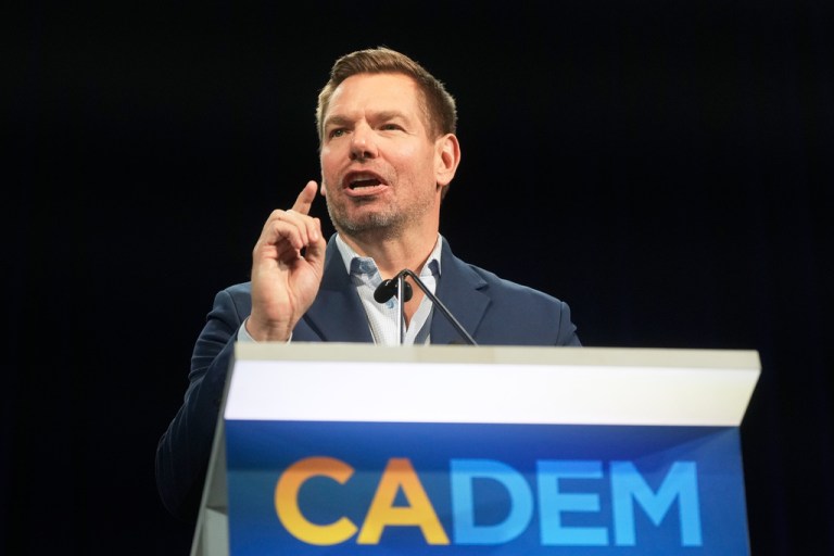California gubernatorial candidate Rep. Eric Swalwell (D-CA).
