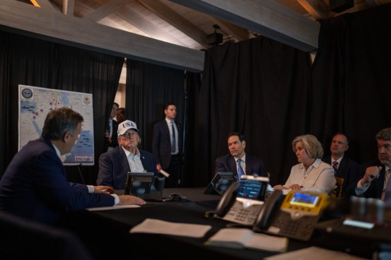 Trump, Rubio, Susie Wiles and others are seen monitoring the situation in Iran