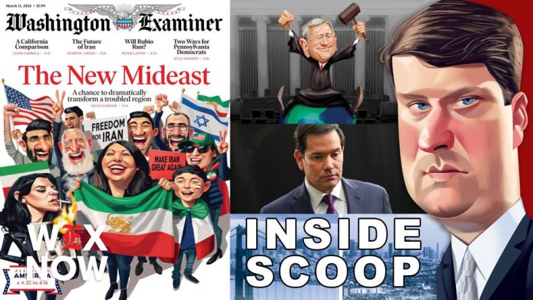 inside scoop logo with political caricatures