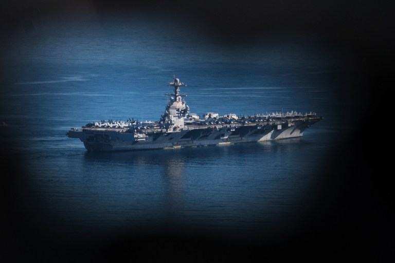 The USS Gerald R. Ford, the world's largest aircraft carrier