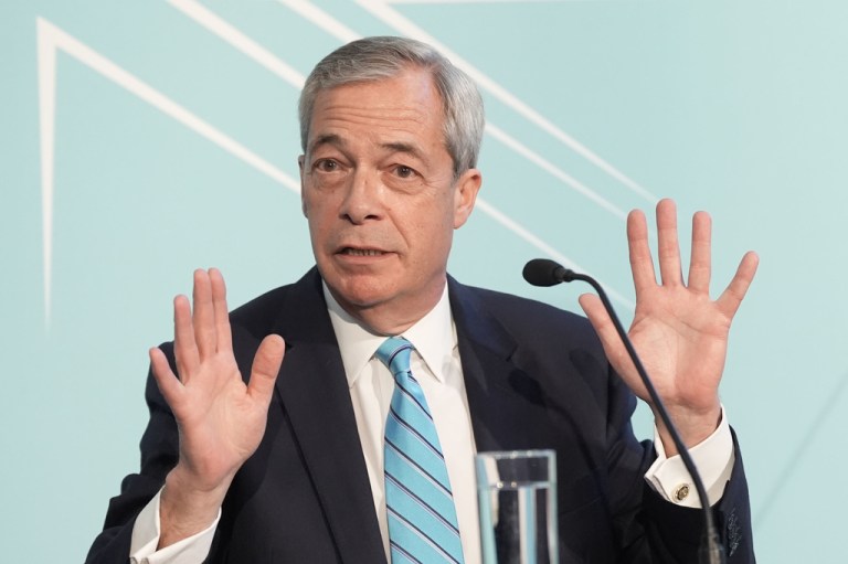 Reform UK Leader Nigel Farage.