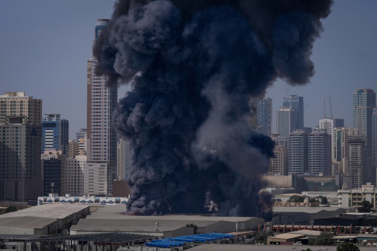 UAE drone impact