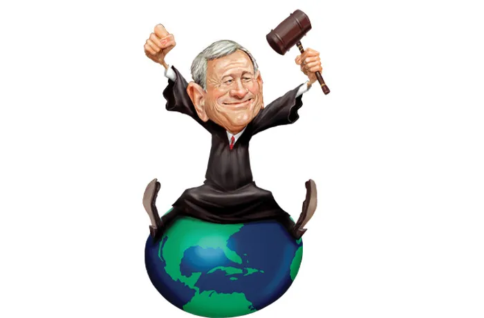 (Illustration by Gary Locke for the Washington Examiner) Tariffs Trade Supreme Court Economy Law