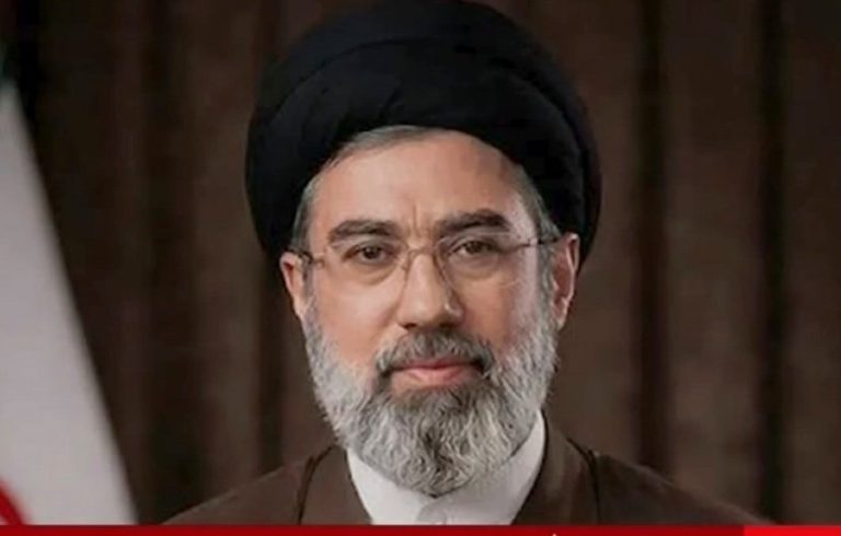 Supreme leader of Iran Mojtaba Khamenei.
