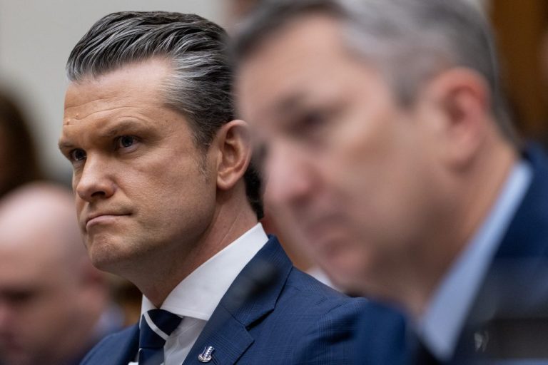 War Secretary Pete Hegseth.