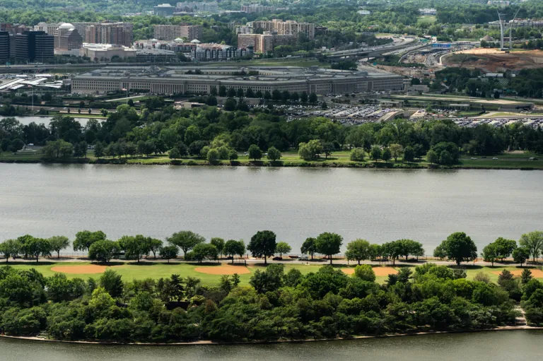 Aerial view of the Pentagon