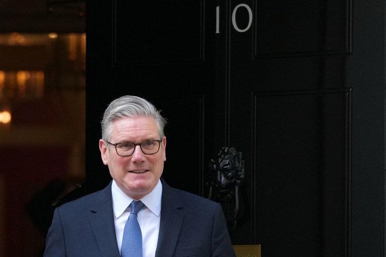 Keir Starmer in front of 10 Downing Street