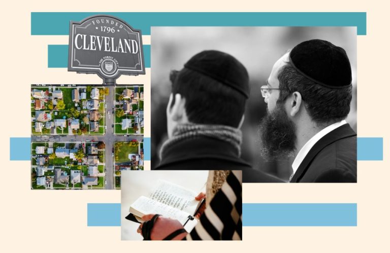 Cleveland Orthodox Jews Ohio Mayor collage