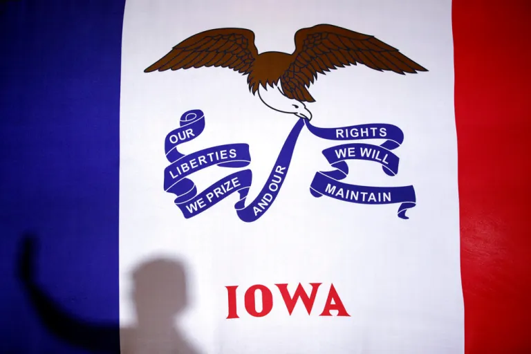 Iowa state flag