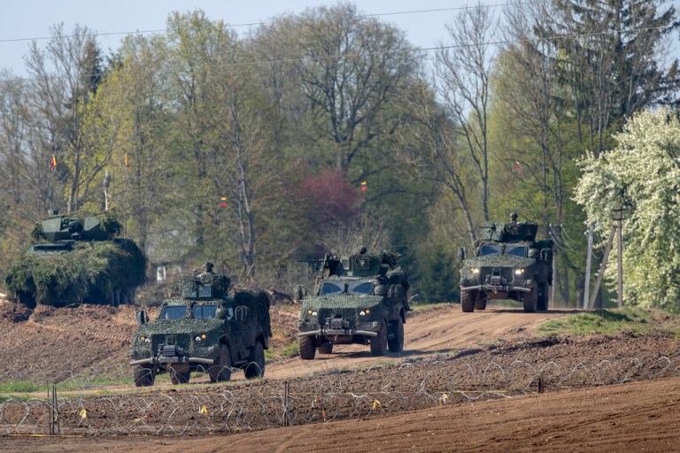 Lithuanian Army soldiers.