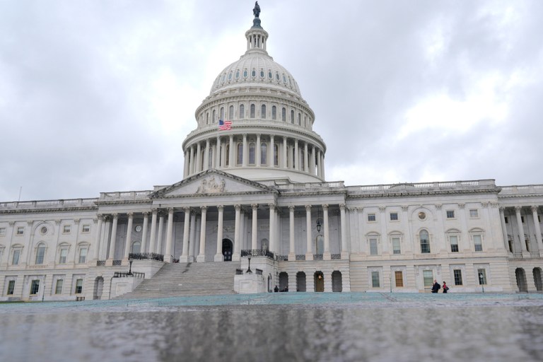 The U.S. Capitol Building is seen Thursday, Sept. 25, 2025, in Washington. (AP Photo/Mariam Zuhaib)