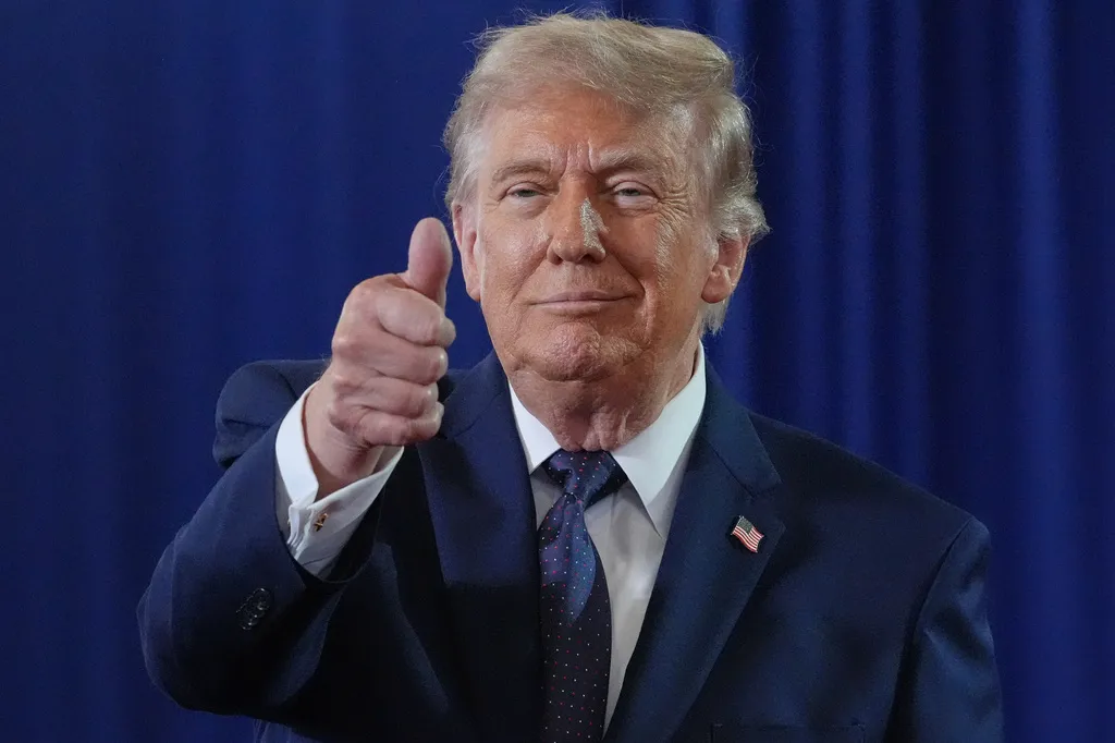 Trump says his economy has lifted 5 million people off food stamps in 16 months