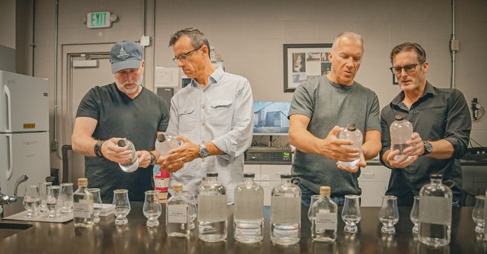 Four Branches Bourbon cofounders Mike Trott, Rick Franco, Harold Underdown, and RJ Casey.(Courtesy: Four Branches Bourbon).