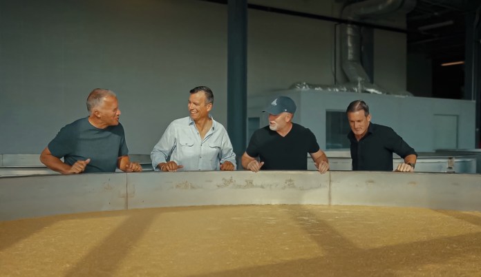 Four Branches Bourbon founders Harold Underdown, Rick Franco, Mike Trott, and RJ Casey.(Courtesy: Four Branches Bourbon).