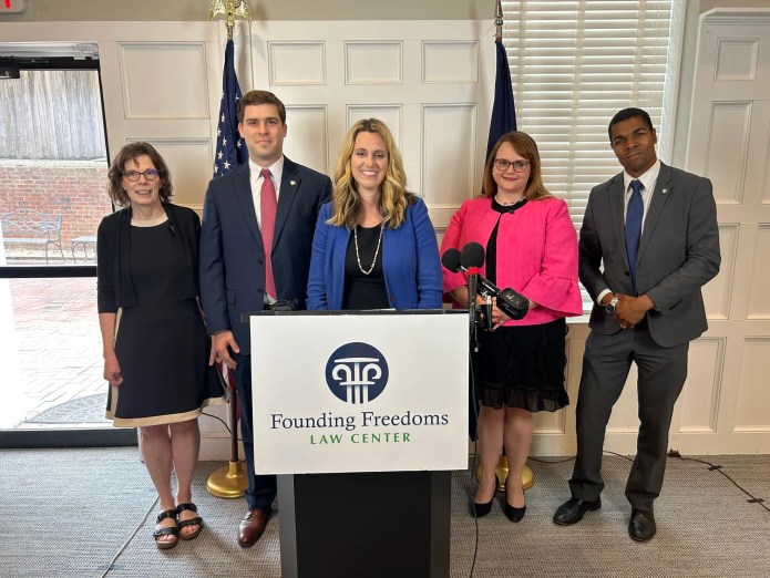 Founding Freedom's legal team, along with others.